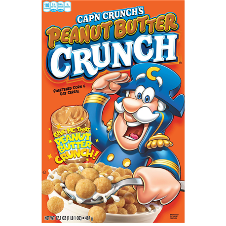 Cap'N Crunch Peanut Butter Crunch 355g