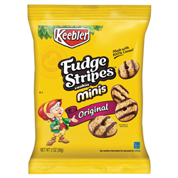 Keebler Fudge Stripes Bite Size Mini Cookies 56g