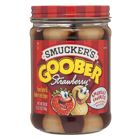 Goober Peanut Butter & Strawberry Jelly (Jam)