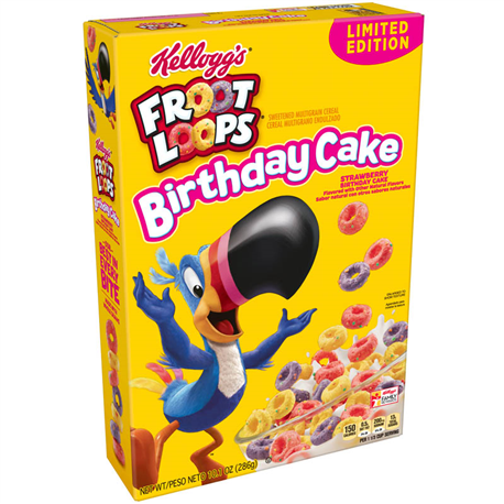 Kellogg's Froot Loops Birthday Cake (286g)