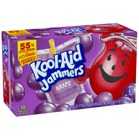 Kool-Aid Jammers Grape (177ml/10ct)