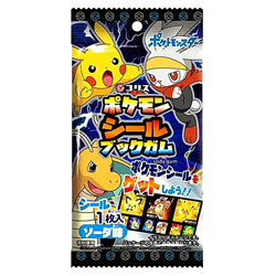 Coris Pokemon Gum Soda Flavour with Sticker (3.5g)