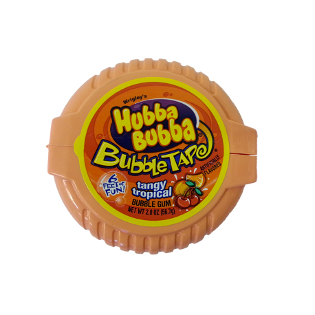 Hubba Bubba Tangy Tropical Bubble Tape Gum 6ft Long