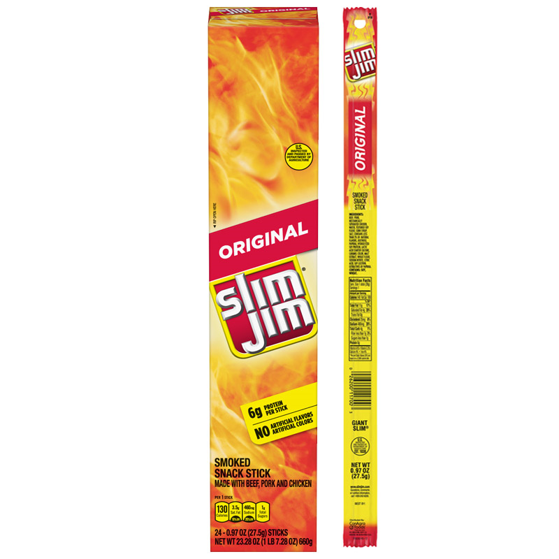 Slim Jim Original Smoked Snack Stick (27.5g) | The American Candy Store