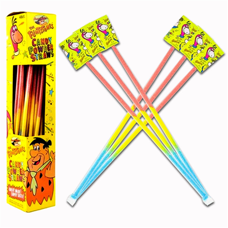 Flintstones Candy Powder Straws (11g) | The American Candy Store